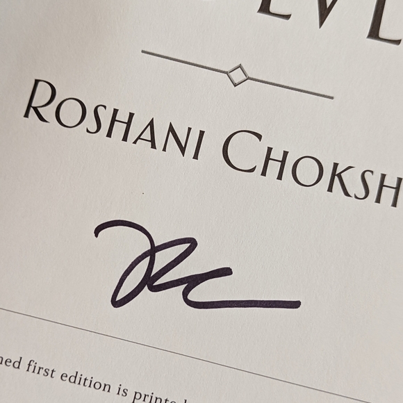 Autographed book by Roshani Chokshi - Picture 2 of 2